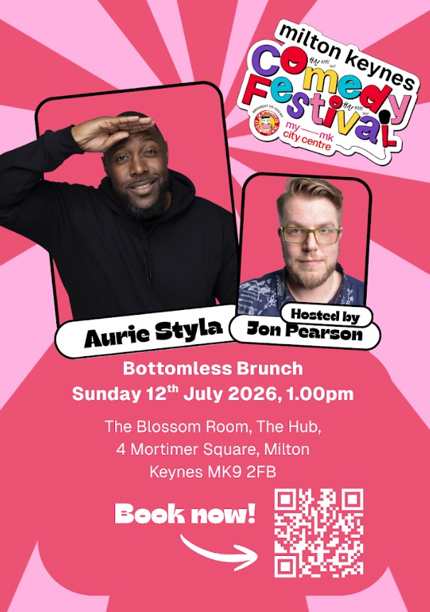 comedy bottomless brunch milton keynes