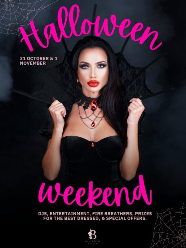 halloween poster 2025 Halloween at Blossom Room Milton Keynes